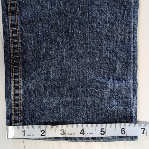 Vintage Levi's Skinny Jeans Men's 32x32 Blue Denim Bleached Distressed Stretch - Picture 14 of 16